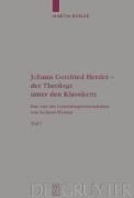 Johann Gottfried Herder - der Theologe unter den Klassikern