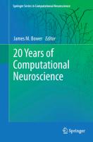 20 Years of Computational Neuroscience