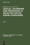 Lexical Anaphors and Pronouns in Selected South Asian Languages