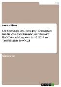 Die Bedeutung des ¿Equal pay¿-Grundsatzes für die Zeitarbeitsbranche im Fokus der BAG-Entscheidung vom 14.12.2010 zur Tariffähigkeit der CGZP