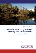 Development Programmes among the Kondareddis