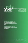 Schweizerischer Juristentag / Journée des Juristes Suisses 2012. Band 131 (2012) 2. Heft 2