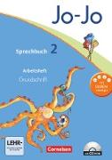 Jo-Jo Sprachbuch, Allgemeine Ausgabe 2011, 2. Schuljahr, Arbeitsheft in Grundschrift mit CD-ROM