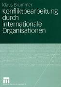 Konfliktbearbeitung durch internationale Organisationen