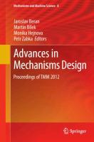 Advances in Mechanisms Design