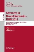 Advances in Neural Networks ¿ ISNN 2012