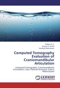 Computed Tomography Evaluation of Craniomandibular Articulation