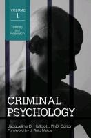 Criminal Psychology 4Vols