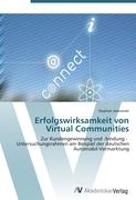Erfolgswirksamkeit von Virtual Communities