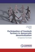 Participation of livestock farmers in democratic decentralization