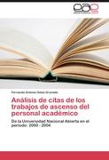 Análisis de citas de los trabajos de ascenso del personal académico