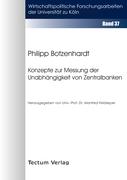 Konzepte zur Messung der Unabhängigkeit von Zentralbanken