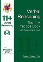 The 11+ Verbal Reasoning Practice Book with Assessment Tests Ages 8-9 (for Gl & Other Test Providers)