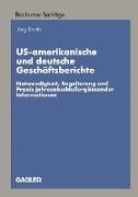 US-amerikanische und deutsche Geschäftsberichte