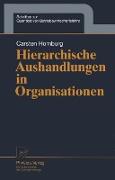 Hierarchische Aushandlungen in Organisationen