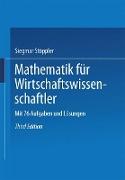 Mathematik für Wirtschaftswissenschaftler