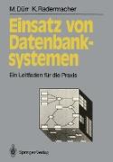 Einsatz von Datenbanksystemen