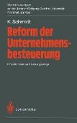 Reform der Unternehmensbesteuerung