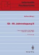 GI ¿ 19. Jahrestagung II