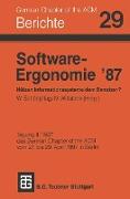 Software-Ergonomie ¿87 Nützen Informationssysteme dem Benutzer?