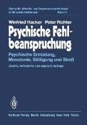 Psychische Fehlbeanspruchung