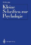 Kleine Schriften zur Psychologie