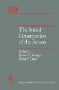 The Social Construction of the Person