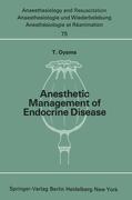 Anesthetic Management of Endocrine Disease