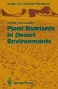 Plant Nutrients in Desert Environments