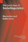 The Early Days of Sociolinguistics