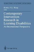 Contemporary Intervention Research in Learning Disabilities