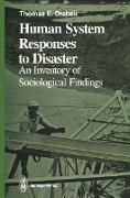 Human System Responses to Disaster