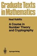 A Course in Number Theory and Cryptography