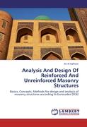 Analysis And Design Of Reinforced And Unreinforced Masonry Structures