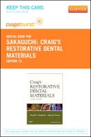 Craig's Restorative Dental Materials - Pageburst E-Book on Vitalsource (Retail Access Card)