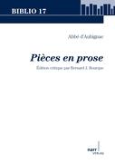 Abbé d¿Aubignac: Pièces en prose