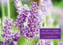 Tin Box of 20 Gift Cards and Envelopes: Lavender: A Keepsake Tin Box Featuring 20 High-Quality Floral Gift Cards and Envelopes