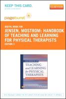 Handbook of Teaching and Learning for Physical Therapists - Elsevier eBook on Vitalsource (Retail Access Card)