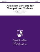 Aria (from Concerto for Trumpet and 2 Oboes): Score & Parts