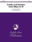 Credo and Sanctus (from Mass in G): Score & Parts