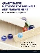 Quantitative Methods for Business and Management