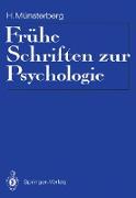 Frühe Schriften zur Psychologie