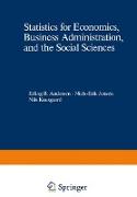 Statistics for Economics, Business Administration, and the Social Sciences