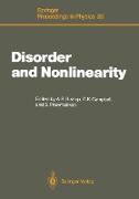 Disorder and Nonlinearity