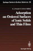 Adsorption on Ordered Surfaces of Ionic Solids and Thin Films