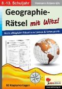Geographie-Rätsel mit Witz! - 8.-13. Schuljahr