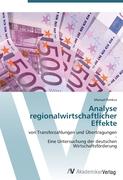 Analyse regionalwirtschaftlicher Effekte
