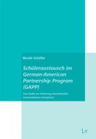 Schüleraustausch im German-American Partnership Program (GAPP)