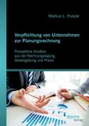 Verpflichtung von Unternehmen zur Planungsrechnung: Prospektive Ansätze aus der Rechnungslegung, Gesetzgebung und Praxis