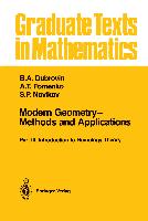 Modern Geometry¿Methods and Applications